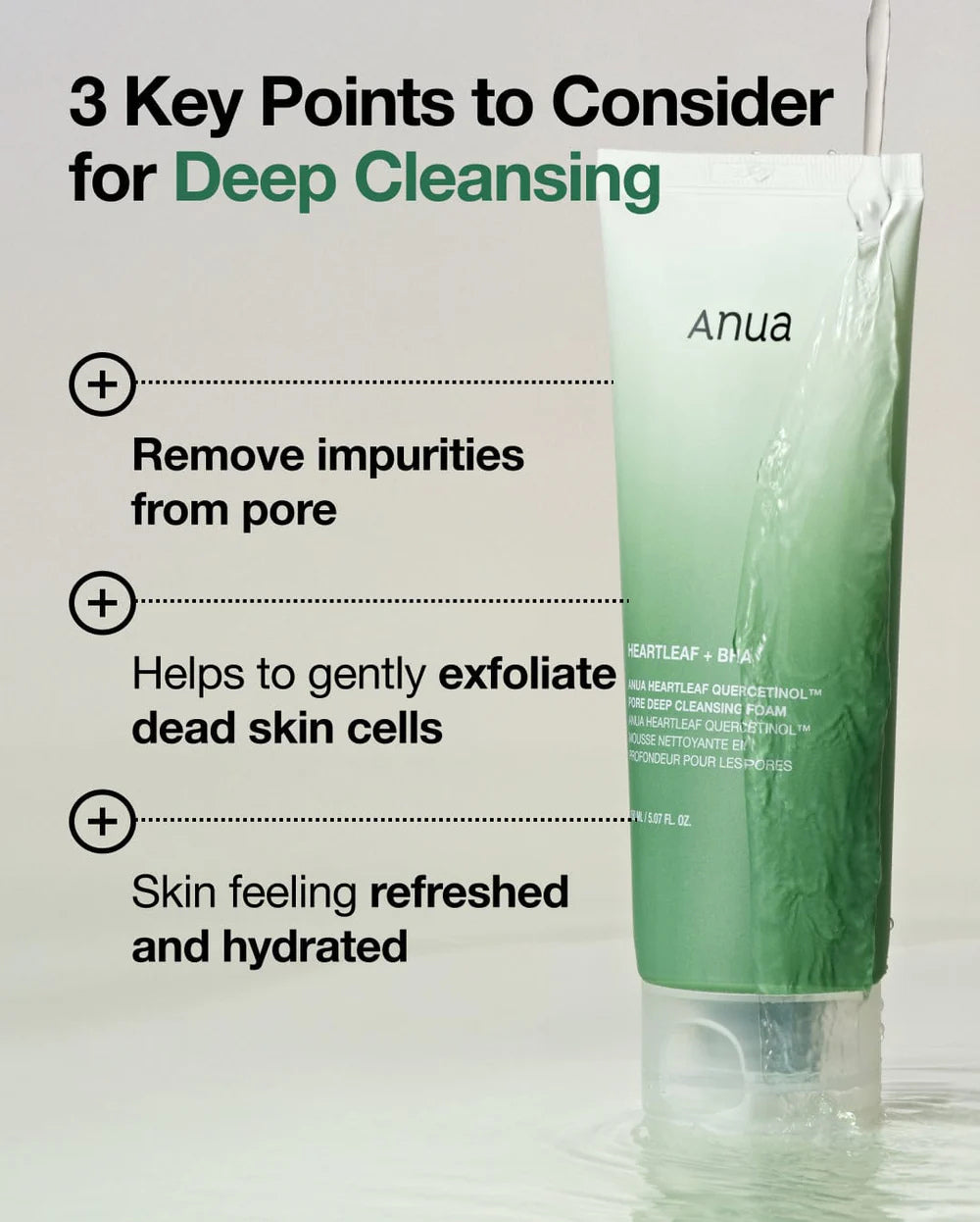 Heartleaf Quercetinol Pore Deep Cleansing Foam